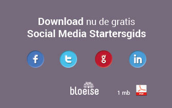 Download nu de gratis Social Media Startersgids: http://bloeise.nl/wp-content/uploads/2013/12/Social-Media-Startersgids.pdf