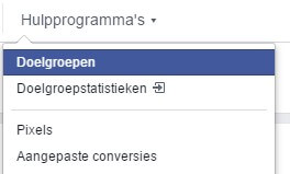 Facebook Ads hulpprogrammas doelgroepen