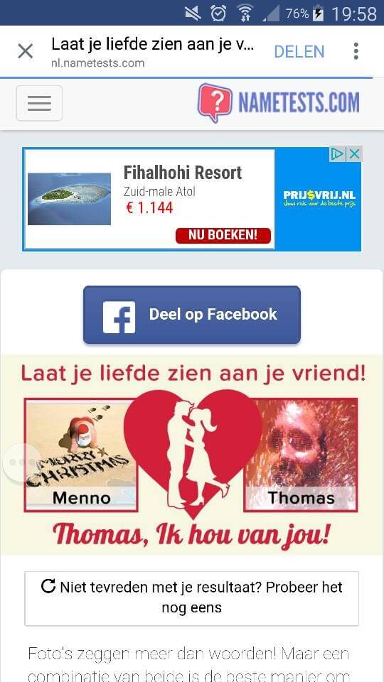 Thomas Lapperre 30 dagen niet op Facebook 3