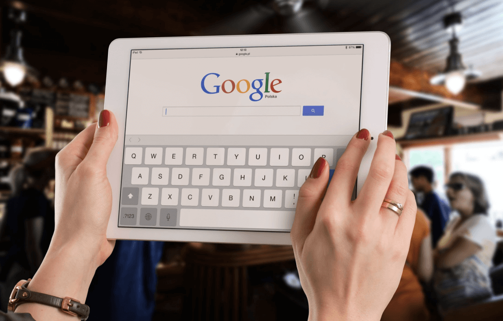 Artificial Intelligence - Google Google on a tablet