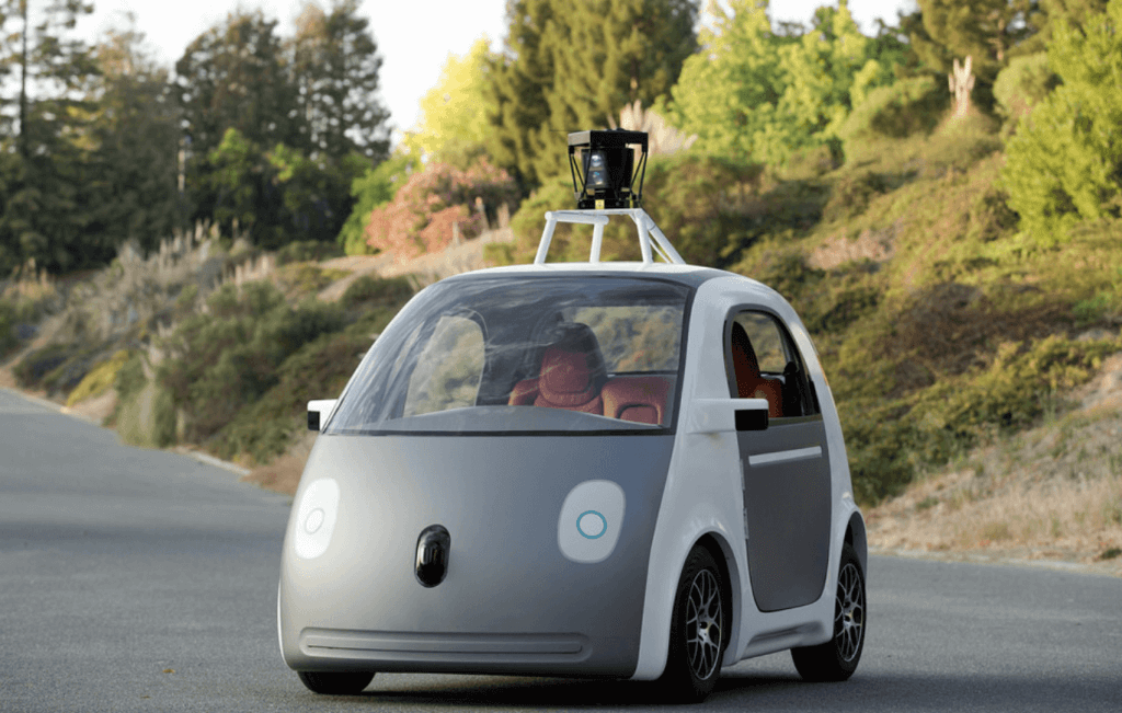 Internet of Things - Zelfrijdende auto De zelfrijdende auto van Google.