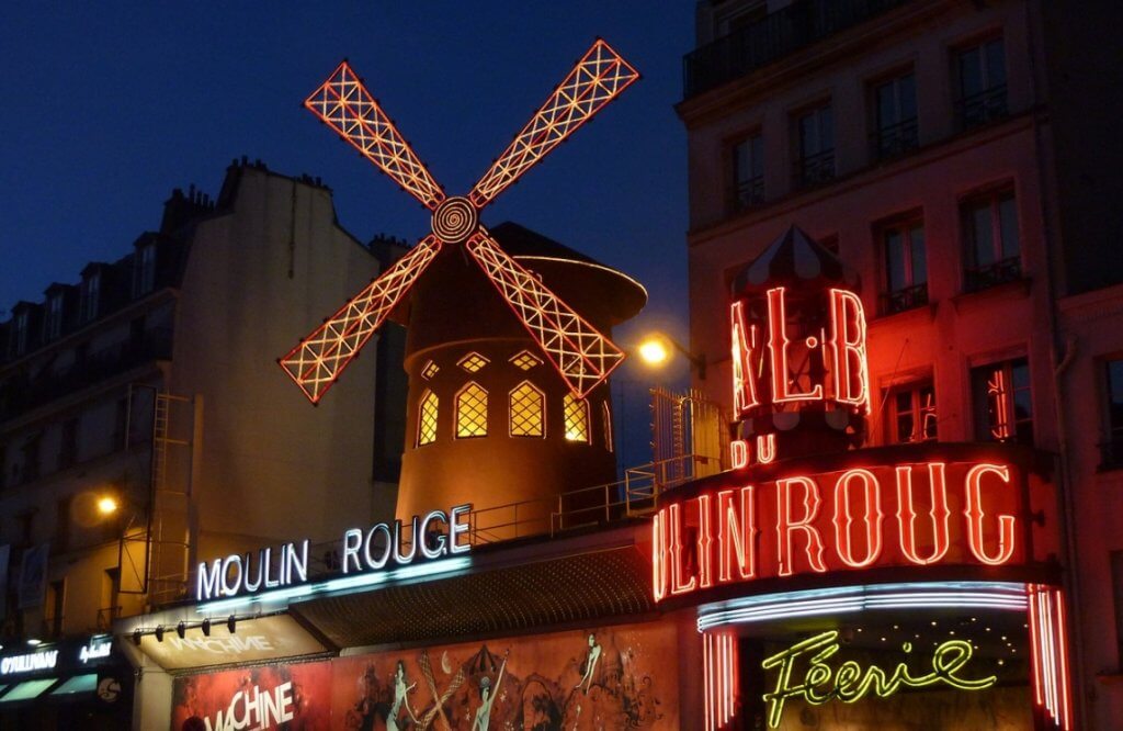 Moulin rouge - Frans voorbeeld buitenreclame