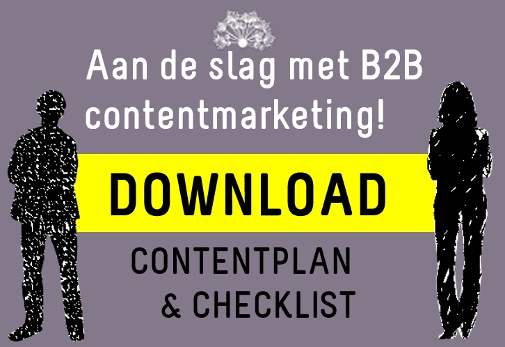 Download B2B contentplan en Checklist