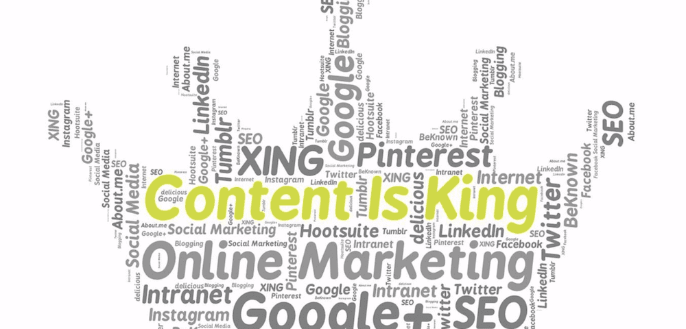 Tekst: Content is King