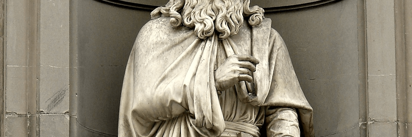 Statue Leonardo da Vinci