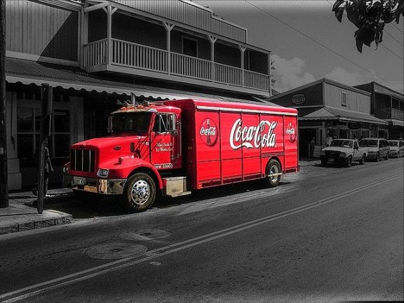 vrachtwagen - coca-cola