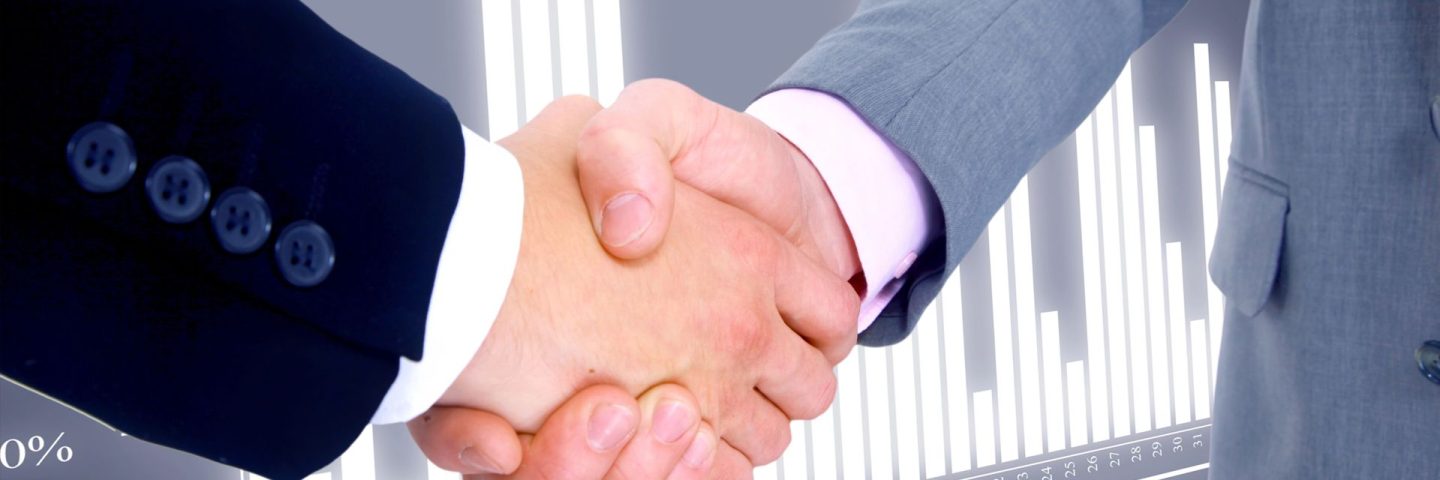Hand shake: deal is gedaan!