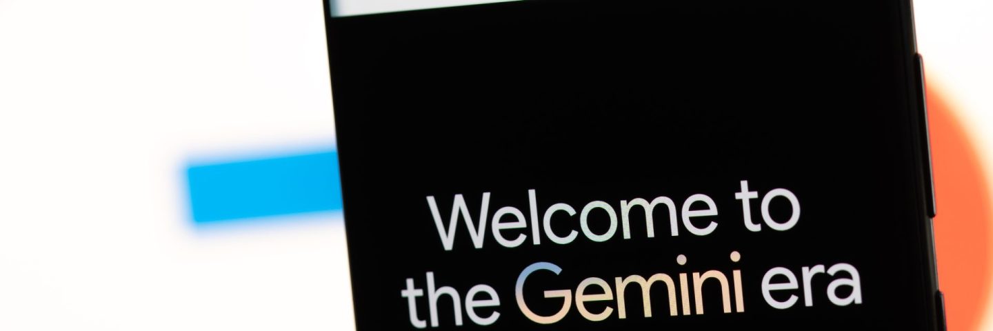 Galati, Romania - December 6, 2023: Webpage of Google DeepMind Gemini era. The new generation of AI from Google integrated into Bard, presented on the official website.