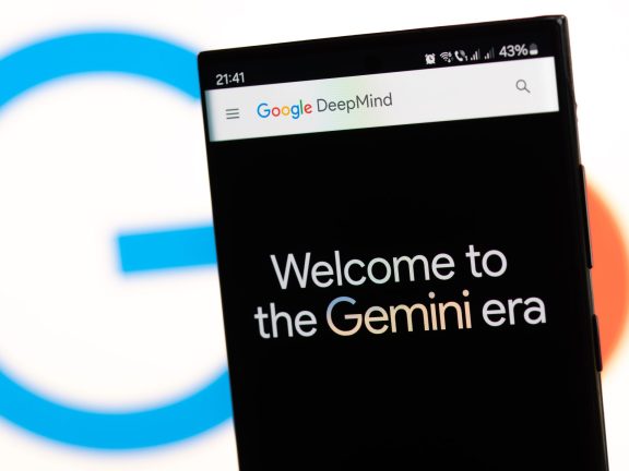Galati, Romania - December 6, 2023: Webpage of Google DeepMind Gemini era. The new generation of AI from Google integrated into Bard, presented on the official website.