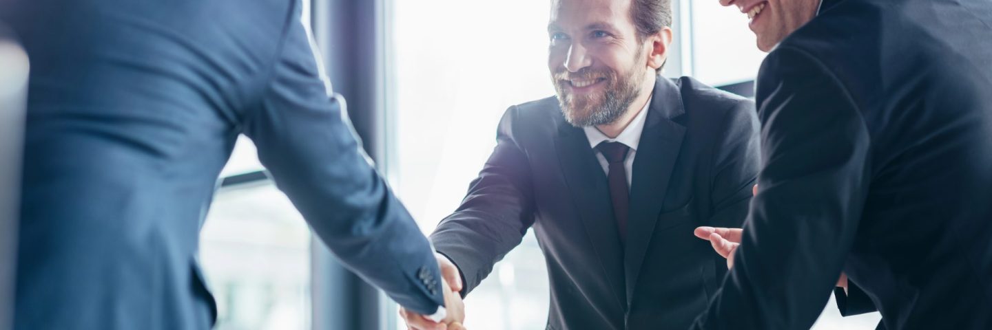 businessmen shaking hands