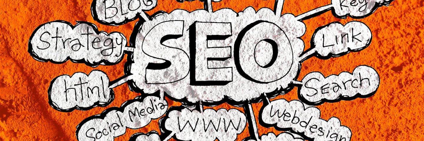 Seo Idea SEO Search Engine Optimization on Cement wall texture