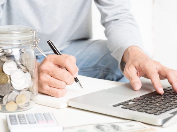 People Analyzing investment