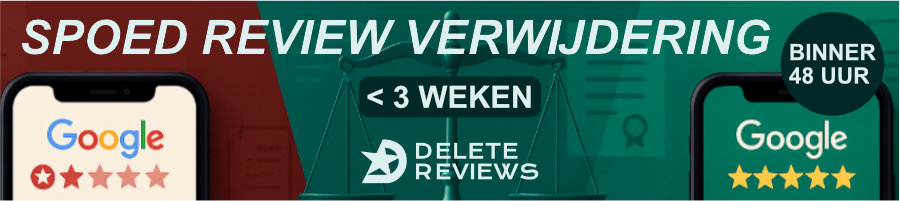 DeleteReviews.nl voor verwijderen google reviews