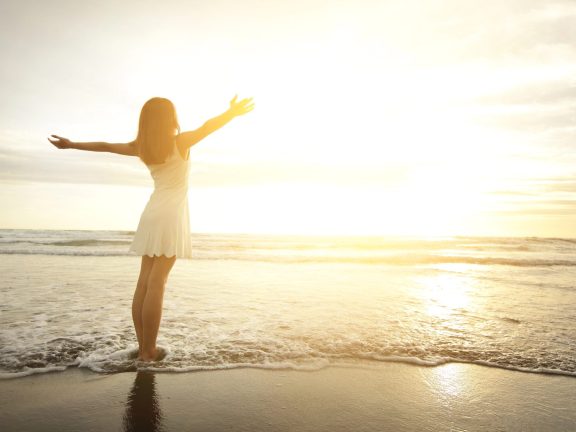 Smile Free and happy woman