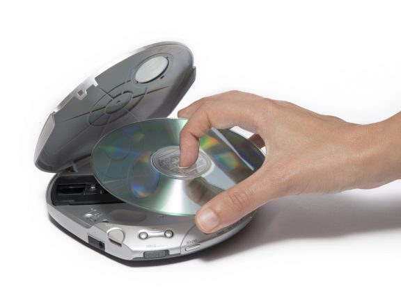 Placing Cd Inside Portable Cd Player