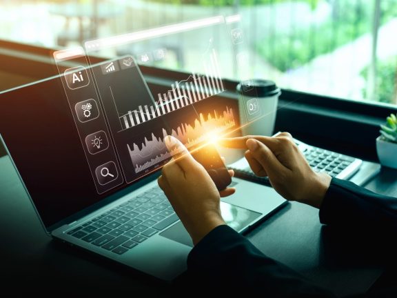 Global business network connection, digital marketing, artificial intelligence AI technology, global business structure, customer data analysis and exchange, digital technology, targeting development.
