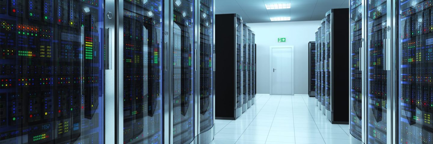 Server room in datacenter