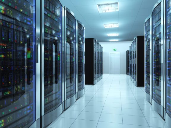 Server room in datacenter